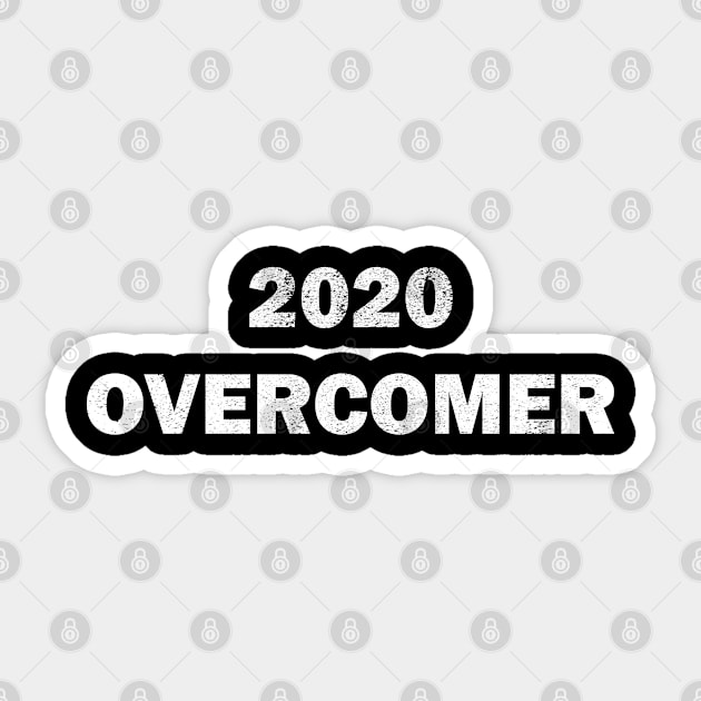 Distressed  2020  overcomer design Sticker by Samuelproductions19